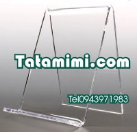 Giá bằng mica-acrylic để sách hiện đại