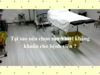 Tại sao nên chọn sàn Vinyl kháng khuẩn cho bệnh viện?