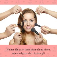 Hướng dẫn cách đánh phấn nền tự nhiên, mịn và đẹp da cho các bạn gái