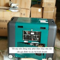 Tết này nên dùng máy phát điện chạy dầu nào cho gia đình và các hộ kinh doanh?