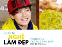 Xem cách mà người Hàn sử dụng bột nghệ để dưỡng da trắng sáng hơn