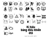 Những ký hiệu trên bảng điều khiển ôtô – Có phải bạn đã biết?