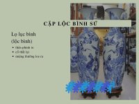 Cách chọn mua đôi lộc bình sứ Bát Tràng