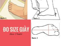 Hướng dẫn cách đo giày, chọn size giày Việt Nam, US, UK chuẩn xác nhất