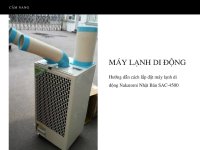Hướng dẫn cách lắp đặt máy lạnh di động Nakatomi Nhật Bản SAC-4500