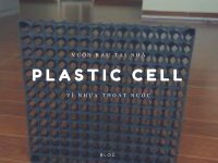 Ứng dụng của tấm plastic cell - vỉ nhựa thoát nước vườn trên mái