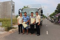 Thaco Trường Hải tổ chức sự kiện trưng bày Thaco Ollin 360 tại Long An