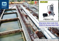 Máy bơm chìm nước thải đặt chìm bằng thép không gỉ- Bơm chìm FEKA VS