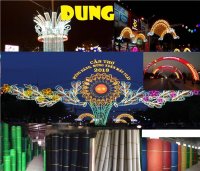 Lưới trang trí làm cổng chào ngày lễ tết