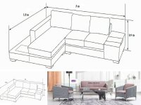 Chọn bộ ghế sofa phòng khách với kích thước nào là chuẩn?