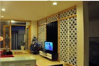 Thiết kế tường phòng khách cho nội thất vách ngăn phòng khách đẹp