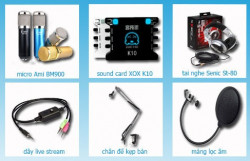 Trọn bộ combo livestream được nhiều người sử dụng