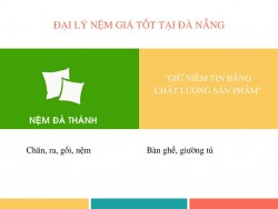 Nệm Đà Thành - Đại lý nệm giá tốt tại Đà Nẵng