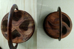 Thú vị với mẫu khay gỗ xếp hình độc đáo từ Pakistan