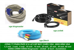 Cáp VGA - Cáp máy chiếu chính hãng giá sỉ tại Hồ Chí Minh