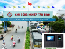 Lắp máy chấm công giá rẻ tại KCN Tân Bình, Tân Phú