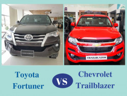 So sánh giá Chevrolet Trailblazer và Toyota Fortuner