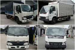 So sánh xe tải Isuzu 1.9 tấn và xe tải Hino 1.9 tấn