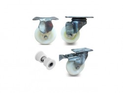 Đánh giá ưu và nhược điểm bánh xe càng inox 304 vật liệu nhựa trắng Nylon Colson Caster