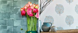 Làm sao để bếp đẹp hơn với giấy dán tường?