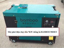 Đánh giá máy phát điện chạy dầu 7kw chống ồn Bamboo 9800ET