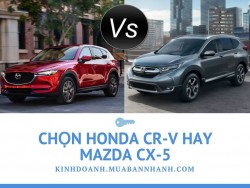 Ô tô Honda CR-V giảm giá cực sốc cạnh trạnh với Mazda CX-5