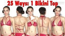 25 cách mặc một chiếc áo bikini đầy sáng tạo