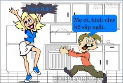 Vợ vui vì chồng sắp ngất