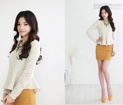 F5 phong cách cho cô nàng công sở với đầm peplum thanh lịch