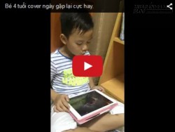 Bé 4 tuổi hát nhạc trẻ cực đỉnh