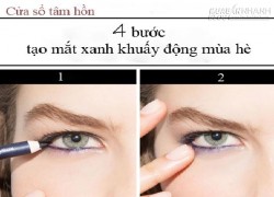 4 bước tạo mắt xanh khuấy động mùa hè