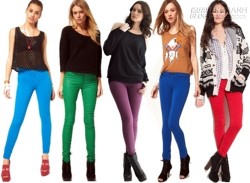 7 cách mix đồ với jegging màu