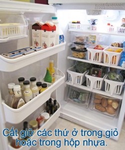 Để tủ lạnh của bạn luôn gọn gàng và sạch sẽ