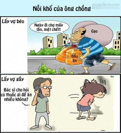 Hài hước lấy vợ béo và lấy vợ gầy