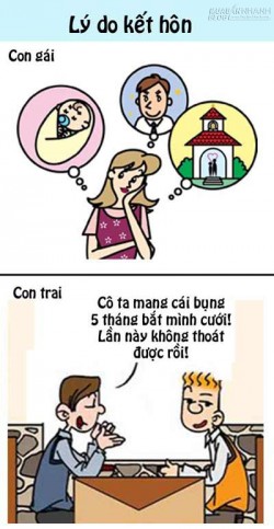 Khác biệt giữa con trai và con gái trong hôn nhân
