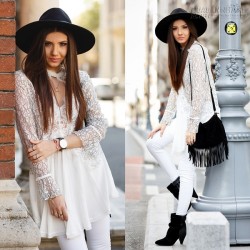 Tháng 5, nhiều cô gái chọn trang phục lãng mạn gam dịu mát hoặc váy áo ngắn hiện đại.