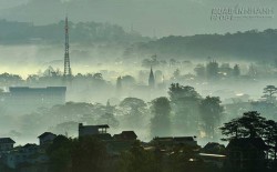 Bình minh Đà Lạt đẹp mê hồn