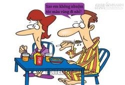 Tại sao chồng muốn vợ tóc vàng?