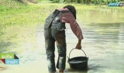 Thái Lan: Bé gái 10 tuổi uống nước bùn chăm sóc người cha mù