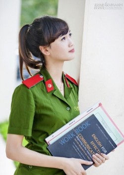 Cảm sốt với loạt trai xinh gái đẹp trường Cảnh sát
