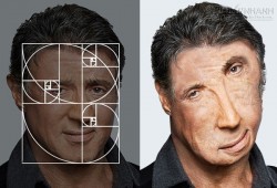 Xem khuôn mặt người nổi tiếng được sắp xếp theo tỷ lệ vàng