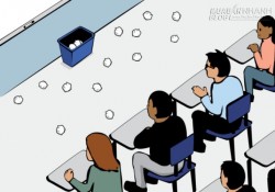 Bài học ý nghĩa về đặc quyền con người qua trò ném giấy vào thùng