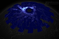 Đám mây phát sáng kỳ lạ trong đêm