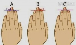 Đoán tính cách con người qua độ dài ngắn của ngón tay