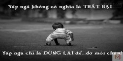 Vấp ngã không phải là thất bại