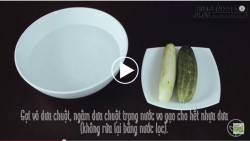 Cách làm se khít lỗ chân lông nhanh và đơn giản từ dưa leo