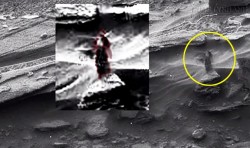 Phát hiện một phụ nữ áo đen trong bức ảnh NASA chụp sao Hỏa? Liệu có tồn tại sự sống trên hành tinh Đỏ?