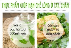 Hạn chế lông tay chân mọc nhanh với mẹo từ bên trong