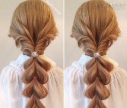 5 phút làm tóc tết xoắn tuyệt đẹp cho quý cô sang chảnh