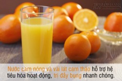 Những loại nước thần kì cấp cứu cơ thể khi ăn no
